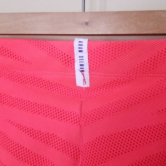 Adam Selman Sport French Cut Mesh Leggings Medium - Picture 5 of 7